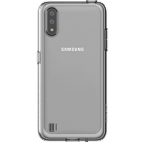 Чехол  (клип-кейс) Samsung для Samsung Galaxy A01 araree A cover прозрачный  (GP-FPA015KDATR)