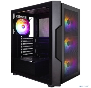 1STPLAYER TRILOBITE T7-P Black  /  ATX  /  4x120mm LED fans  /  T7-P-BK-4F1