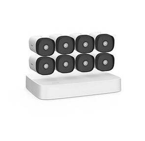 Tenda K8P-4TR Комплект видеонаблюдения с PoE на 8 каналов: видеорегистратор PoE HD и 8 цилиндрических камер PoE HD