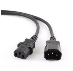 Кабель питания сист.блок-монитор Cablexpert PC-189,  1.8м,  C13-C14,  6А,  черный,  с заземлением
