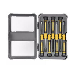 Набор прецизионных отверток 7 шт Deli DL241007  (SL2.0*50,  SL2.5*50,  SL3.0*50,  PH00*50,  PH0*50,  Torx6*50,  Torx8*50),  сталь CrV,  пласт.кейс