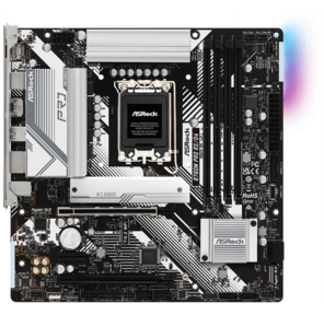 ASROCK B760M PRO RS,  LGA1700,  B660,  4*DDR5,  DP+HDMI,  4xSATA3 6.0  (RAID),  M.2 Socket,  4xUSB 3.2,  2xUSB 2.0,  mATX; 90-MXBLH0-A0UAYZ