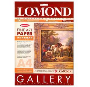 Холст Lomond Pigm Canvas P А4 10л