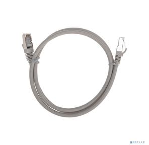 Патч-корд F / UTP REXANT категория 6,  RJ45-RJ45,  экранированный,  26AWG,  LSZH,  серый,  1 м