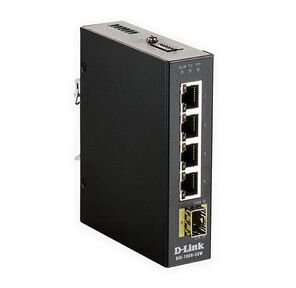 Коммутатор D-Link DIS-100G-5SW / A1A Промышленный неуправляемый коммутатор с 4 портами 10 / 100 / 1000Base-T,  1 портом 1000Base-X SFP,  функцией энергосбереж