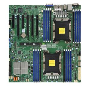 Серверная материнская плата SuperMicro X11DPi-N Motherboard Dual Socket P  (LGA 3647) supported,  CPU TDP support 205W,  2 UPI up to 10.4 GT / s