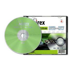 Диск DVD-RW Mirex 4.7 Gb,  4x,  Slim Case  (1),   (1 / 50)