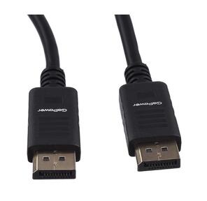 Кабель GoPower DisplayPort  (m)-DisplayPort  (m) 1.8м ПВХ ver.1.4 черный Premium Zip-Lock c подвесом
