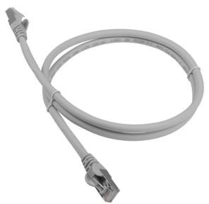 Патч-корд LANMASTER LSZH FTP кат.6A,  1.5 м,  серый