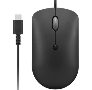 Мышь Lenovo 400 черный оптическая  (2400dpi) USB-C  (3but)