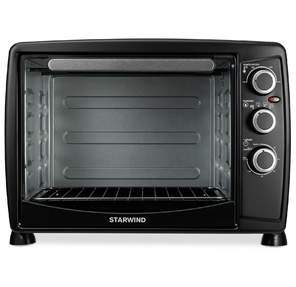 Мини-печь Starwind SMO2045 35л. 1500Вт черный / серебристый