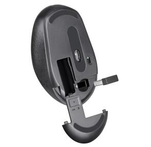 Defender Auris MB-027 { Беспроводная оптическая мышь, серый, 4D, 800-1600dpi, бесшумн } [52029]