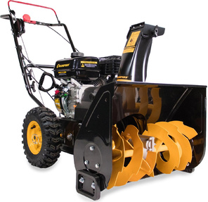 CHAMPION Снегоуборщик ST556 { 5, 5лс 56см 4F / 2R колеса 3, 6л 62, 5кг руч.стартер }