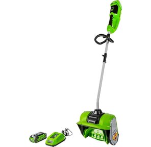 Greenworks Снегоуборщик аккумуляторный GD40SSK2,  {40V,  30 см,  бесщеточный,  с 1хАКБ 2 А.ч и ЗУ} [2600807UA]