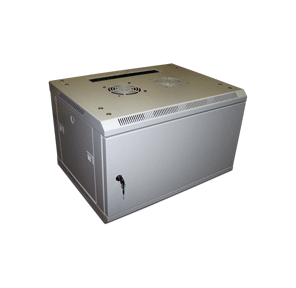 Шкаф настенный серии Pro,  3-секционный,  12U 600x600,  стеклянная дверь