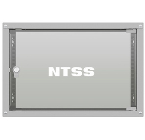 Шкаф коммутационный NTSS Lime  (NTSS-WL6U5560GS) настенный 6U 550x600мм пер.дв.стекл несъемн.бок.пан. 30кг серый 110град. IP20 сталь