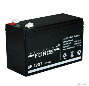 Battery Security Force SF 1207,  voltage 12V,  capacity 7Ah,  151х65х100mm