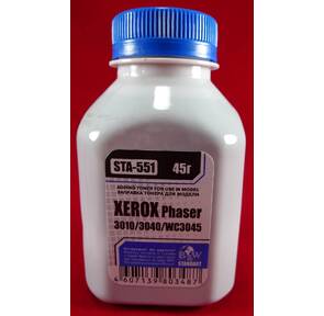 Тонер XEROX Phaser 3040 / 3010 / WC 3045  (фл,  45г) B&W Standart фас России