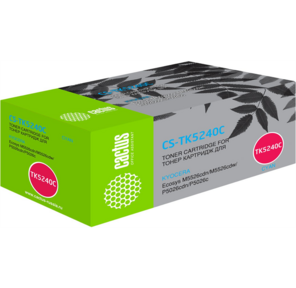 Тонер Картридж Cactus CS-TK5240C голубой  (4000стр.) для Kyocera Ecosys M5521cdn / M5521cdw / P5021cdn / P5021cdw