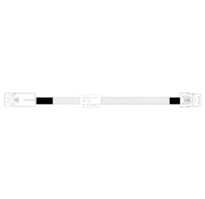 Кабель Amphenol RHS36-0753  HDmSAS SFF8643 -to- mSAS SFF8087,  100cm