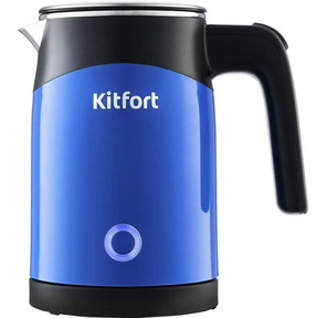 Чайник электрический Kitfort КТ-639-2 0.5л. 1150Вт черный / белый  (корпус: нержавеющая сталь / пластик)