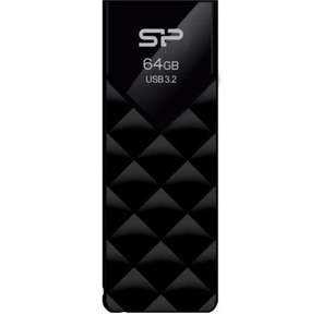 Флеш накопитель 64Gb Silicon Power Blaze B03,  USB 3.2,  Черный