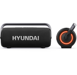 Колонка порт. Hyundai H-PS1029 черный 220W 4.1 BT 10м 4800mAh