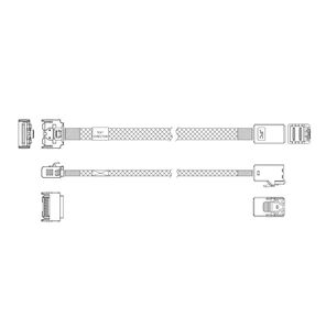 Кабель JPC P7321GB01000-9 Cable MCIO x8 74P  (STRAIGHT TYPE)  -TO-  MCIO x8 74P  (STRAIGHT TYPE) ,  85 Ohm,  L:100cm