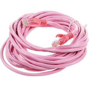 Патч-корд Premier PP12-5M / RO 1000Гбит / с UTP 4 пары cat.5E CCA molded 5м розовый RJ-45  (m)-RJ-45  (m)