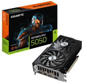 Видеокарта Gigabyte RTX5050 WINDFORCE OC V2 8GB GDDR6 128bit 2xDP 2xHDMI 2FAN RTL