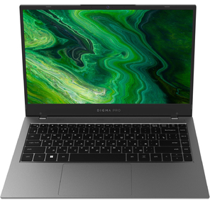 Ноутбук Digma Pro Fortis M Core i5 1334U 16Gb SSD512Gb Intel Iris Xe graphics 14.1" IPS FHD  (1920x1080) Windows 11 Pro grey WiFi BT Cam 4000mAh  (DN14P5-ADXW04)