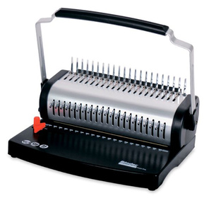 Переплетчик Office Kit B2121 A4 / перф.20л.сшив / макс.500л. / пластик.пруж.  (6-51мм)