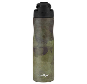 Термос-бутылка Contigo Couture Chill 0.72л. черный / зеленый  (2127885)