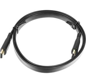 Кабель аудио-видео Buro Flat HDMI  (m) / HDMI  (m) 1м. черный  (HDMI 1 BHP)