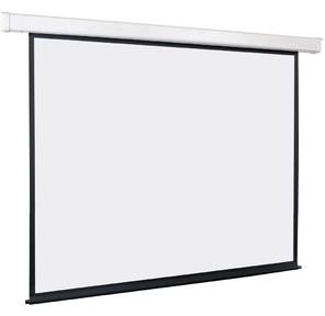 Lumien Eco Control [LEC-100108] Экран с электроприводом 229x305 см  (раб. область 221х297 см) Matte White черная кайма по периметру 4:3
