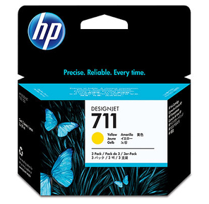 HP 711 3-Pack 29-ml Yellow Ink Cartridge