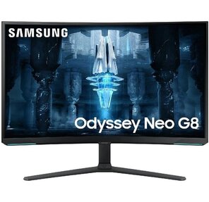 Монитор Samsung 32" Odyssey Neo G8 S32BG850NMXUE белый VA LED 1ms 16:9 HDMI полуматовая HAS Piv 350cd 178гр / 178гр 3840x2160 240Hz DP 4K USB 8.9кг