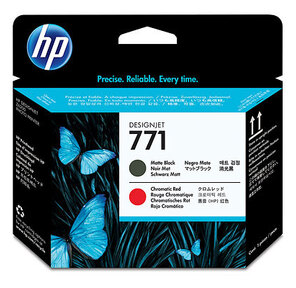 Печатающая головка HP 771 Designjet  (матовый черный / хроматический красный)