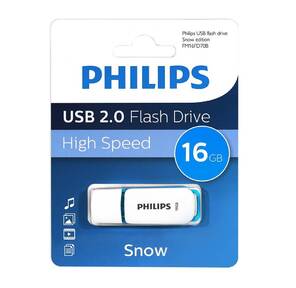 Флеш накопитель 16GB PHILIPS SNOW2.0 16GB,  USB 2.0
