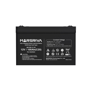 Сменный AGM аккумулятор 12 В / 100 Ач,  28 кг MARSRIVA