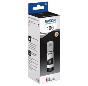 Картридж струйный Epson 106BK C13T00R140 черный  (70мл) для Epson L7160 / 7180
