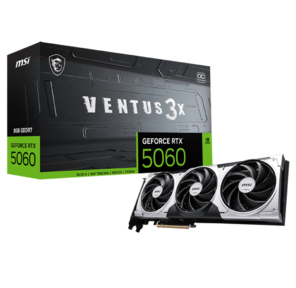 Видеокарта MSI GeForce RTX 5060 VENTUS,  GDDR7,  8GB,  техпроцесс 5нм