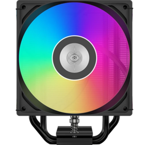 Кулер для процессора /  CPU Cooler PCCooler RT500 Digital ARGB BK  (240W,  4-pin PWM,  LED temp.,  152mm,  Al / Cu,  5x6mm,  ARGB,  1x120mm,  73.32CFM,  34.9dBA,  2200RPM,  S: 1851 / 1700 / 1200 / 115X,  AM5 / AM4,  black)