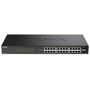 Коммутатор D-Link DGS-1026P DGS-1026P / A1A 24x1Гбит / с 2SFP 240W неуправляемый