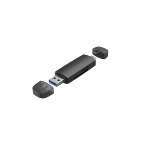Картридер Vention USB 3.0 A+C  (SD+TF) Черный