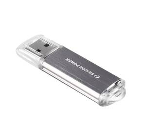 Накопитель USB flash 16ГБ Silicon Power "ULTIMA II" SP016GBUF2M01V1S,  серебр.  (USB2.0)