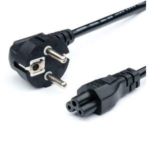 Кабель питания GoPower евровилка CEE 7 / 7-IEC 320 C5 1.8м ПВХ 0.75мм черный  (1 / 10 / 160)