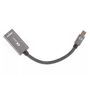 Telecom TA565 Адаптер miniDP -> HDMI-F 0.15м,  оплетка,  4K@60Hz, 