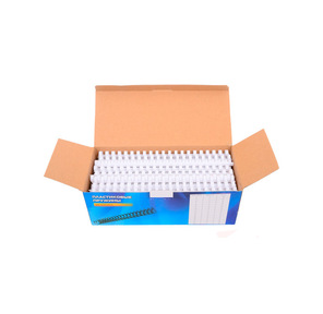 Пружины для переплета пластиковые Office Kit  /   ?  6 мм  /  30 листов  A4  /  100 шт в упаковке  /  белый.