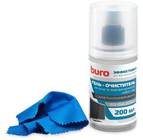 Чистящий набор  (салфетки + гель) Buro BU-Gel_screen для экранов и оптики 200мл  BU-GEL_SCREEN